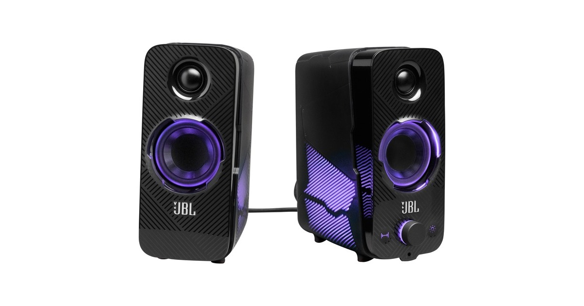 JBL Quantum DUO, Lautsprecher(schwarz, Paar, Bluetooth, Klinke)