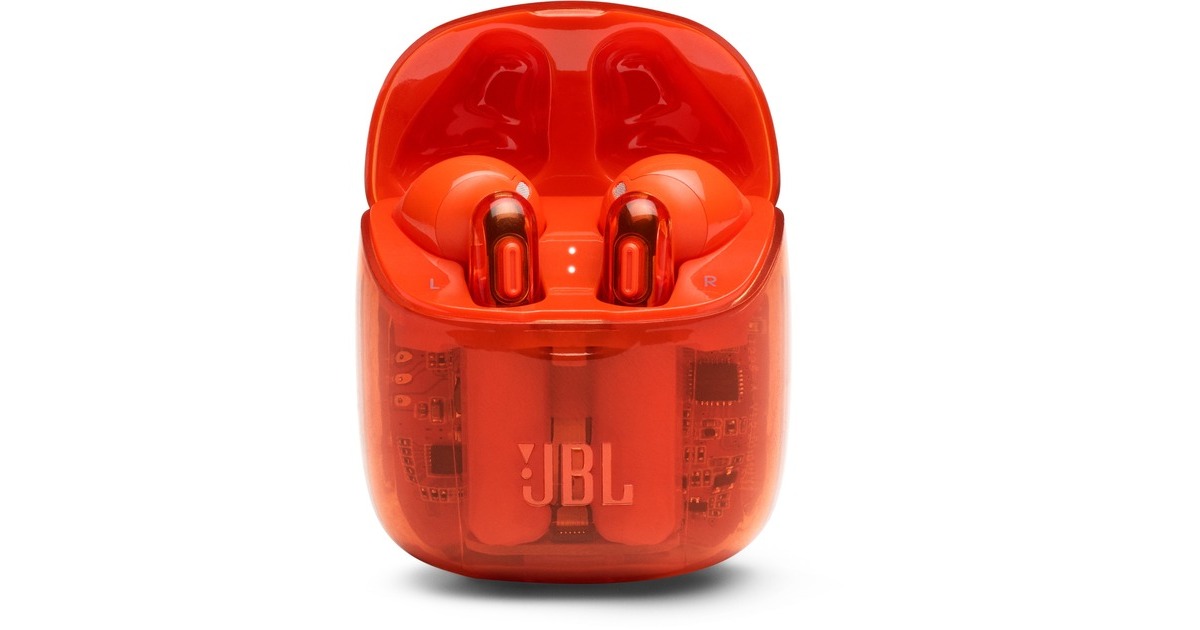JBL T225 TWS, Headset(transparent/orange)