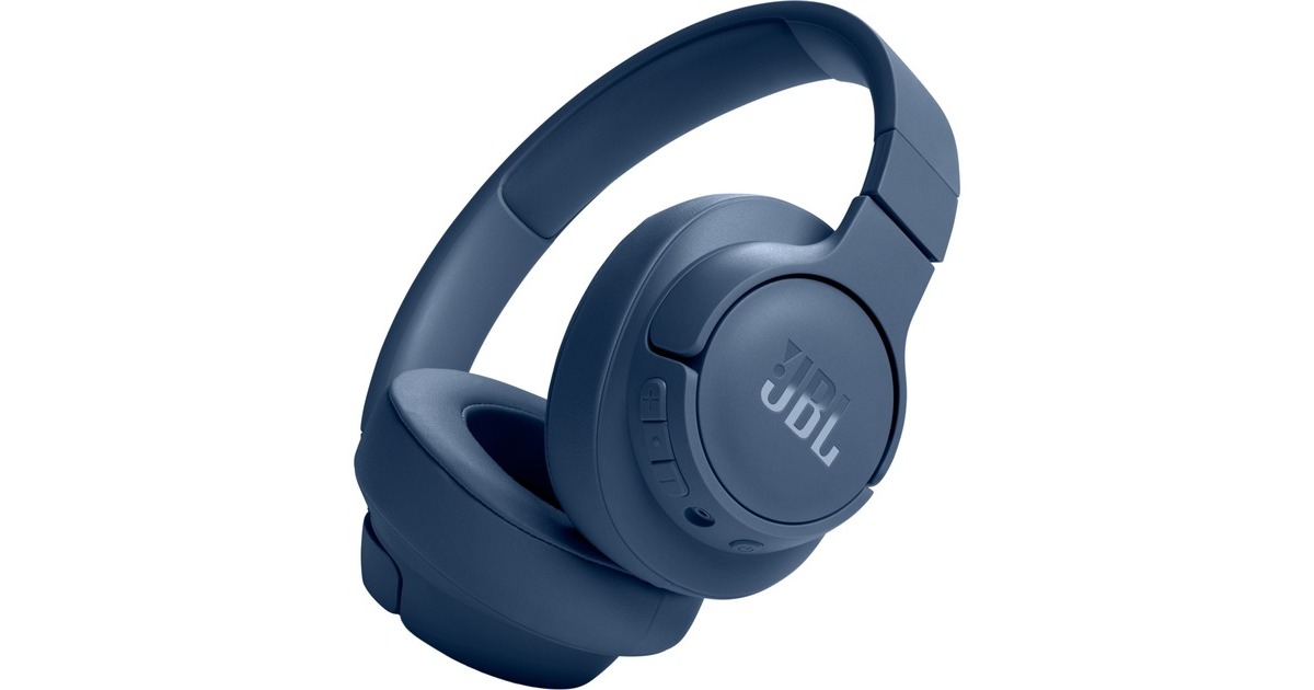 JBL Tune 720BT, Kopfhörer(blau, Bluetooth, USB-C, 3.5 mm Klinke)
