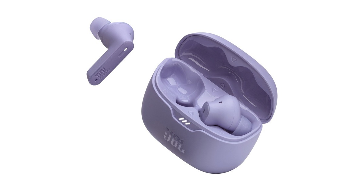 JBL Tune Beam, Kopfhörer(violett, Bluetooth, TWS, USB-C)