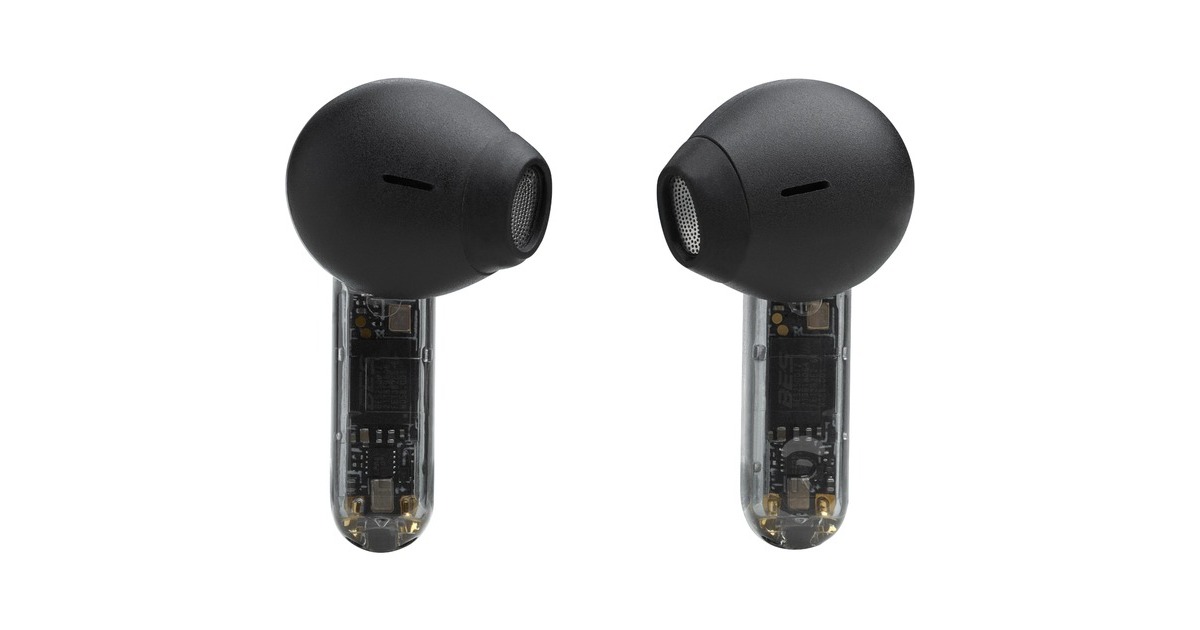 JBL Tune Flex Ghost Edition, Kopfhörer(schiefer/transparent, USB-C, Bluetooth)