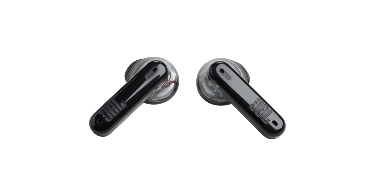 JBL Tune Flex Ghost Edition, Kopfhörer(schiefer/transparent, USB-C, Bluetooth)
