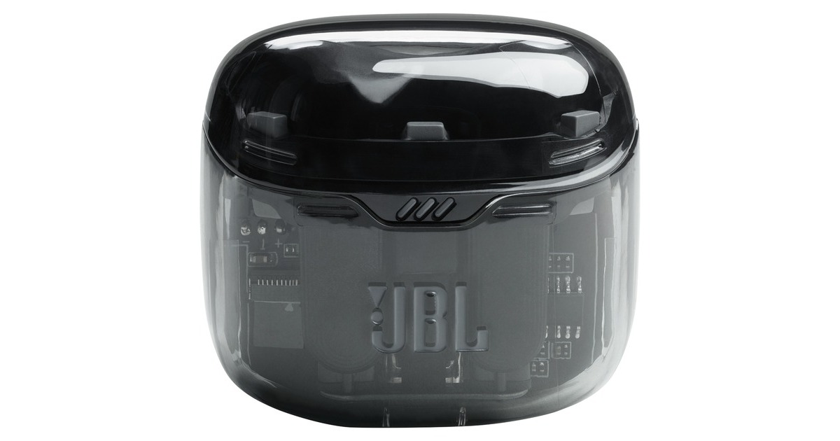 JBL Tune Flex Ghost Edition, Kopfhörer(schiefer/transparent, USB-C, Bluetooth)