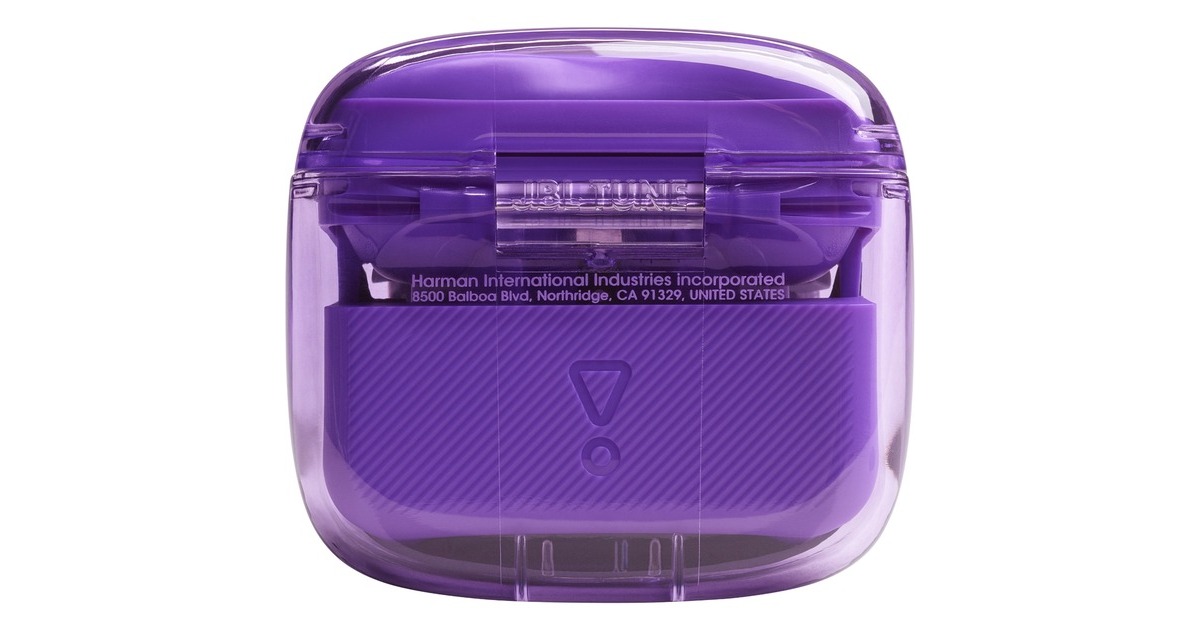 JBL Tune Flex Ghost Edition, Kopfhörer(lila/transparent, USB-C, Bluetooth)