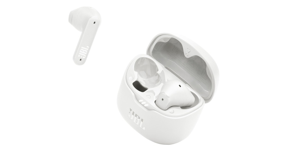 JBL Tune Flex, Kopfhörer(weiß, USB-C, Bluetooth)