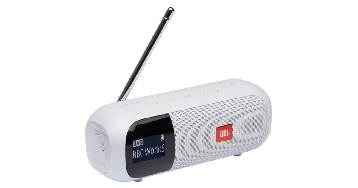 JBL Tuner 2, Radio(weiß, Bluetooth, FM, DAB+)