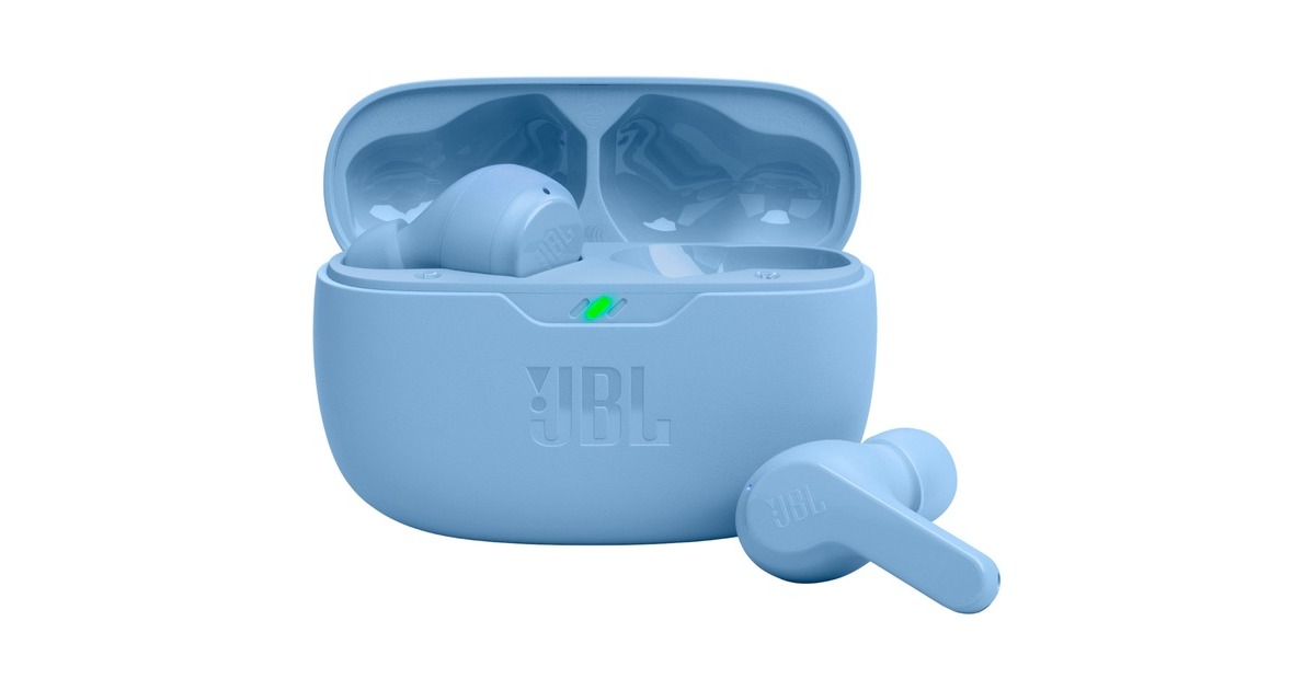 JBL Wave Beam, Kopfhörer(hellblau, Bluetooth, USB-C)