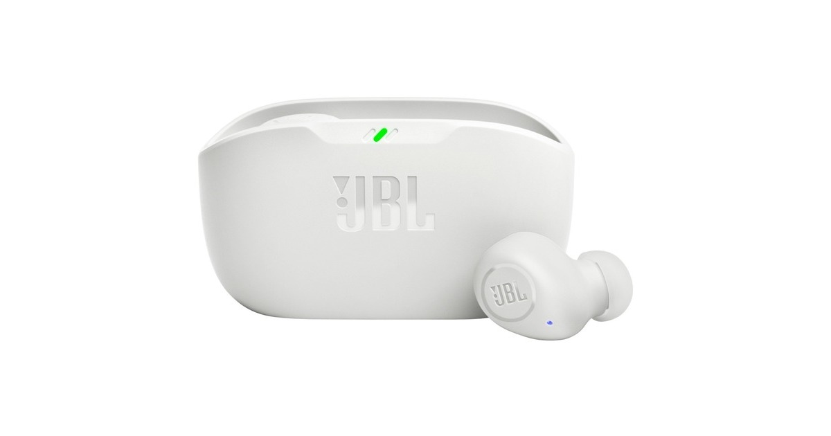JBL Wave Buds, Kopfhörer(weiß, Bluetooth, USB-C)