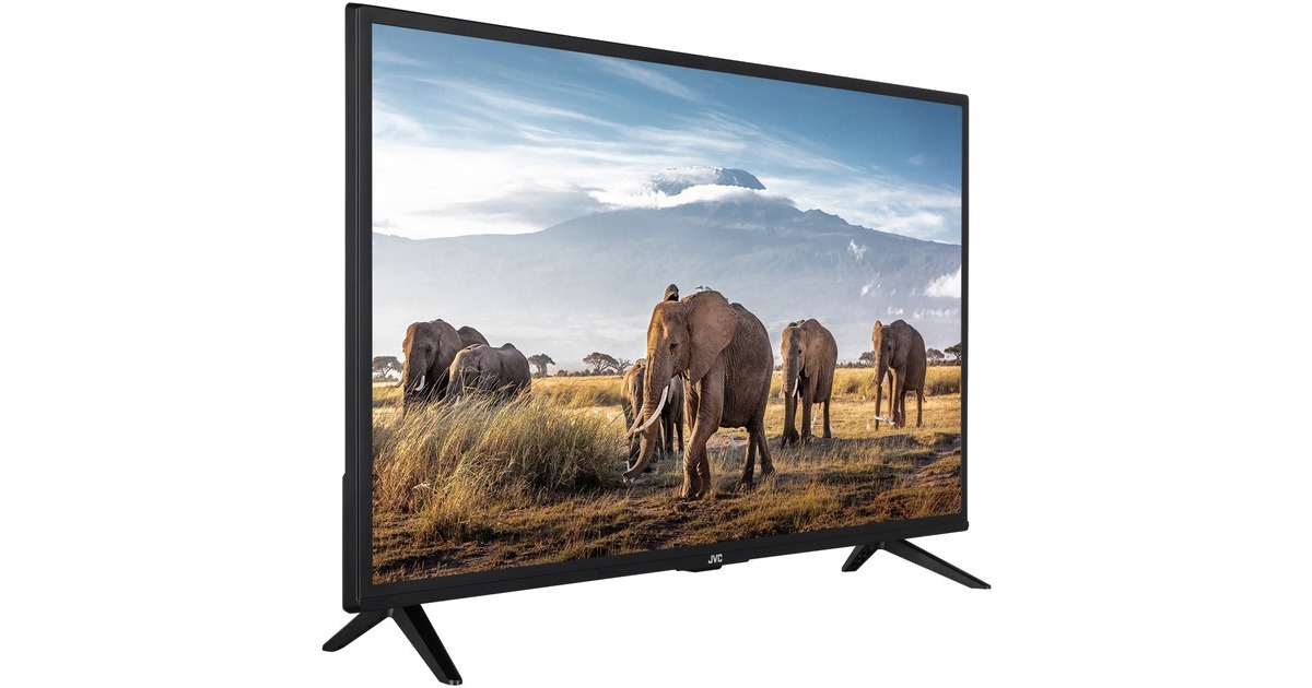 JVC LT-40VF3056, LED-Fernseher(108 cm (43 Zoll), schwarz, WXGA, Triple Tuner, SmartTV)