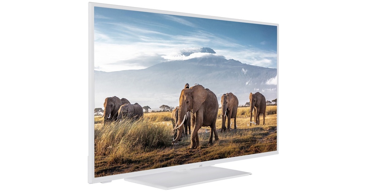 JVC LT-43VF5155W, LED-Fernseher(108 cm (43 Zoll), weiß, FullHD, Triple Tuner, SmartTV)
