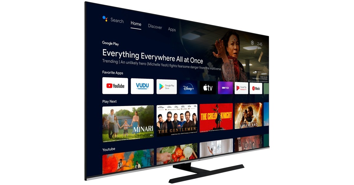 JVC LT-65VAQ7255, QLED-Fernseher(164 cm (65 Zoll), schwarz, UltraHD/4K, Triple Tuner, SmartTV)