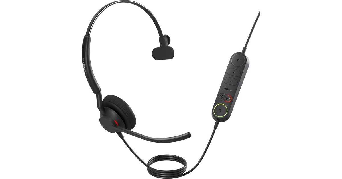 Jabra Engage 40 Link, Headset(schwarz, Mono, UC, USB-A)