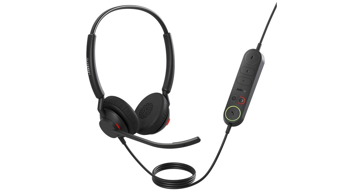 Jabra Engage 40, Headset(schwarz, Stereo, UC, USB-A, Inline Link)