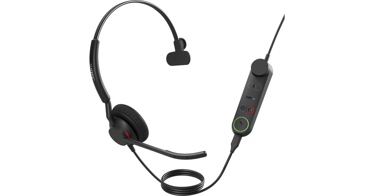 Jabra Engage 50 II Link, Headset(schwarz, Mono, USB-A, UC)