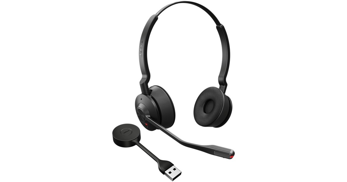 Jabra Engage 55 UC, Headset(schwarz, USB-A, Stereo, Niedriger Energieverbrauch)