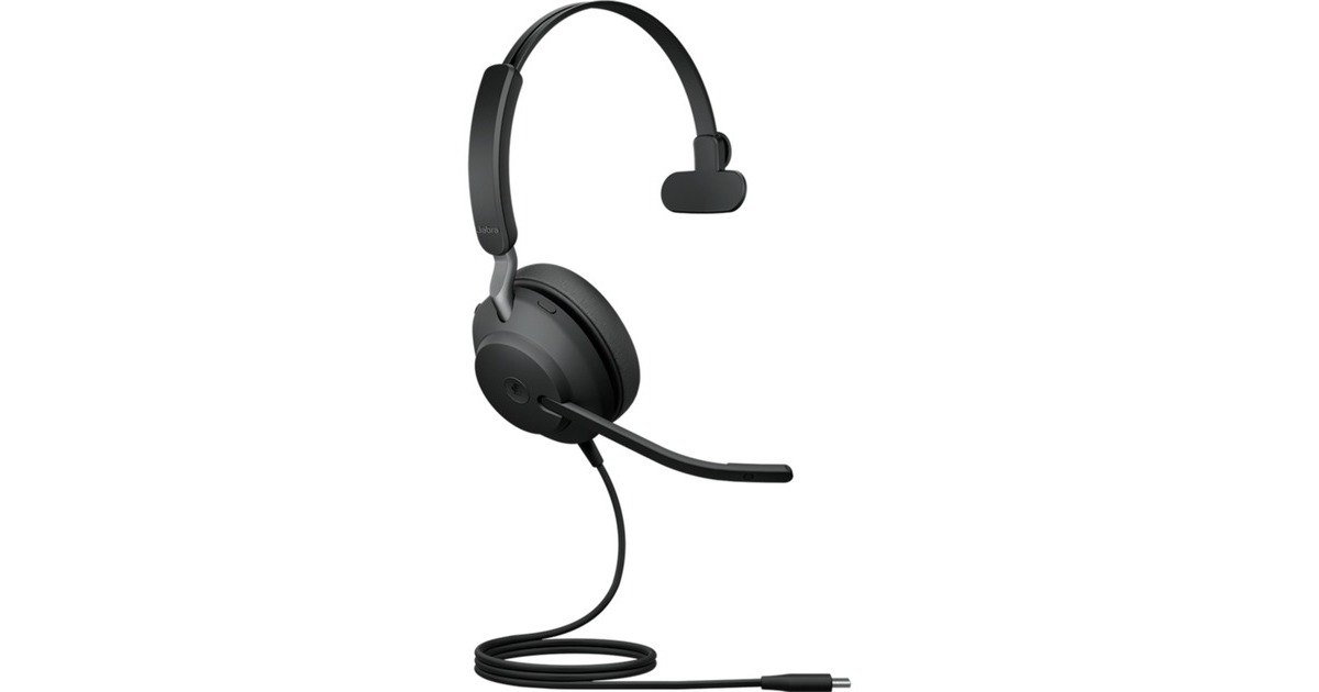 Jabra Evolve2 40 SE, Headset(schwarz, Mono, USB-C, MS)