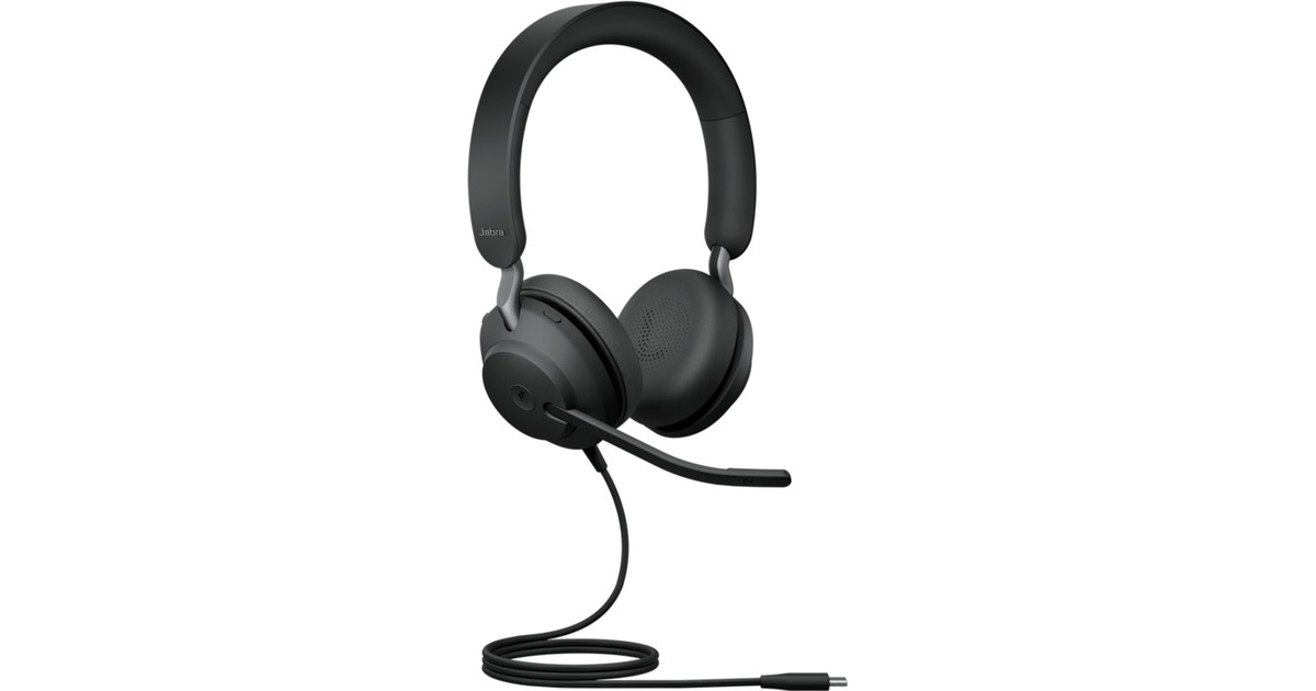 Jabra Evolve2 40 SE, Headset(schwarz, Stereo, USB-C, MS)