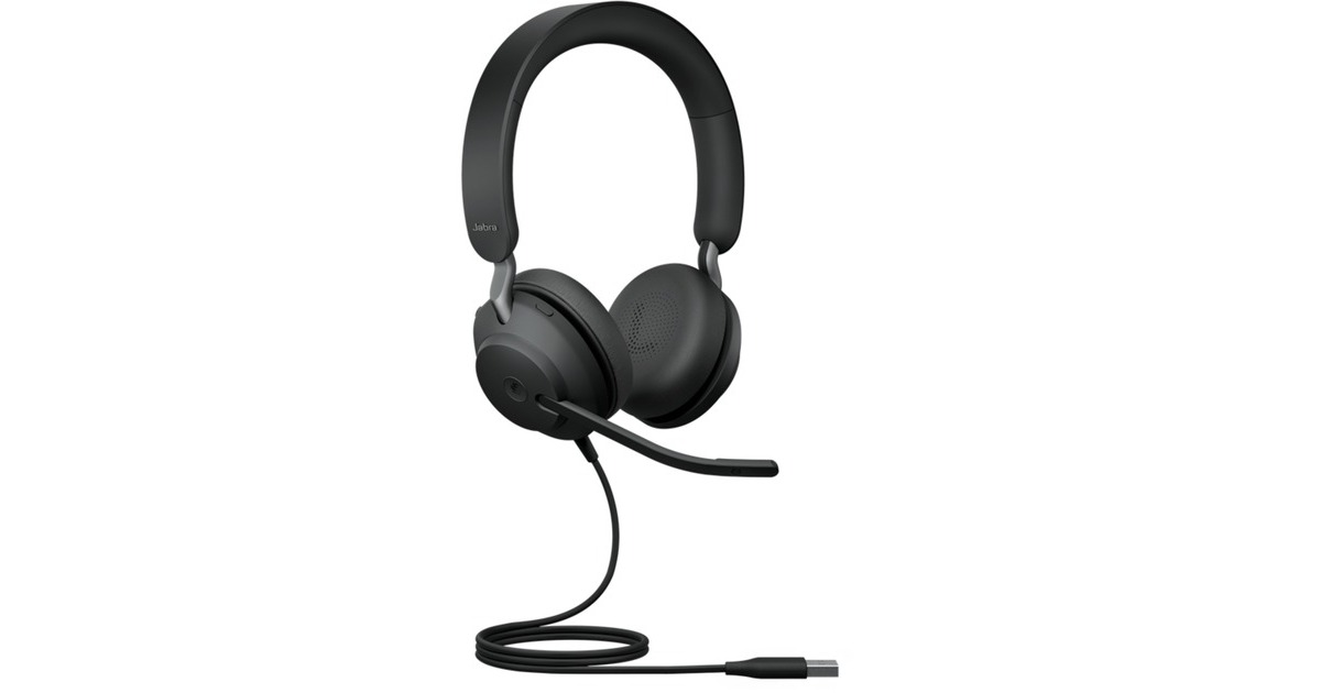 Jabra Evolve2 40 SE, Headset(schwarz, Stereo, USB-A, MS)
