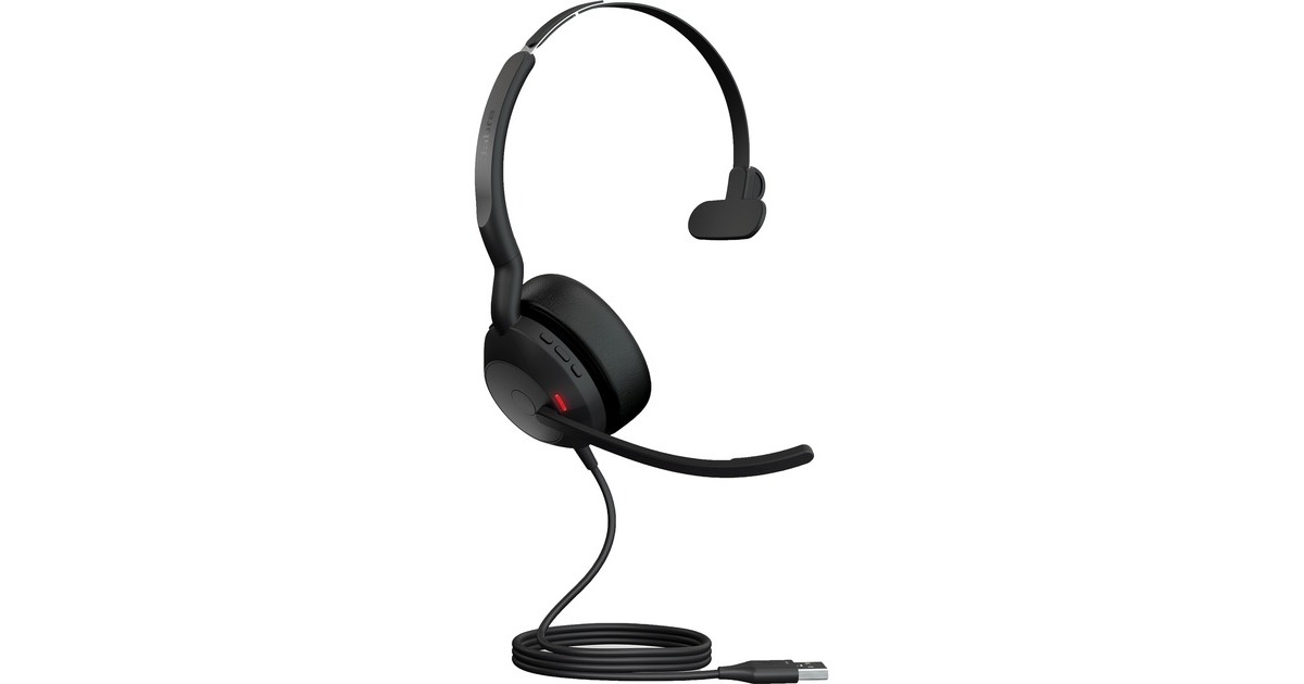 Jabra Evolve2 50, Headset(schwarz, Mono, UC, USB-A)