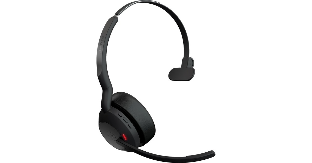 Jabra Evolve2 55, Headset(schwarz, Mono, Microsoft Teams, USB-C, Link380c)