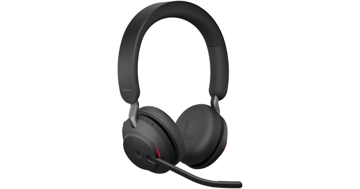 Jabra Evolve2 65, Headset(schwarz, UC, USB-C, Ladestation)