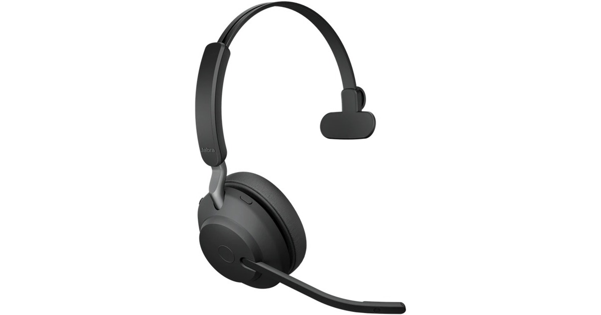 Jabra Evolve2 65, Headset(schwarz, UC, USB-A, Ladestation)