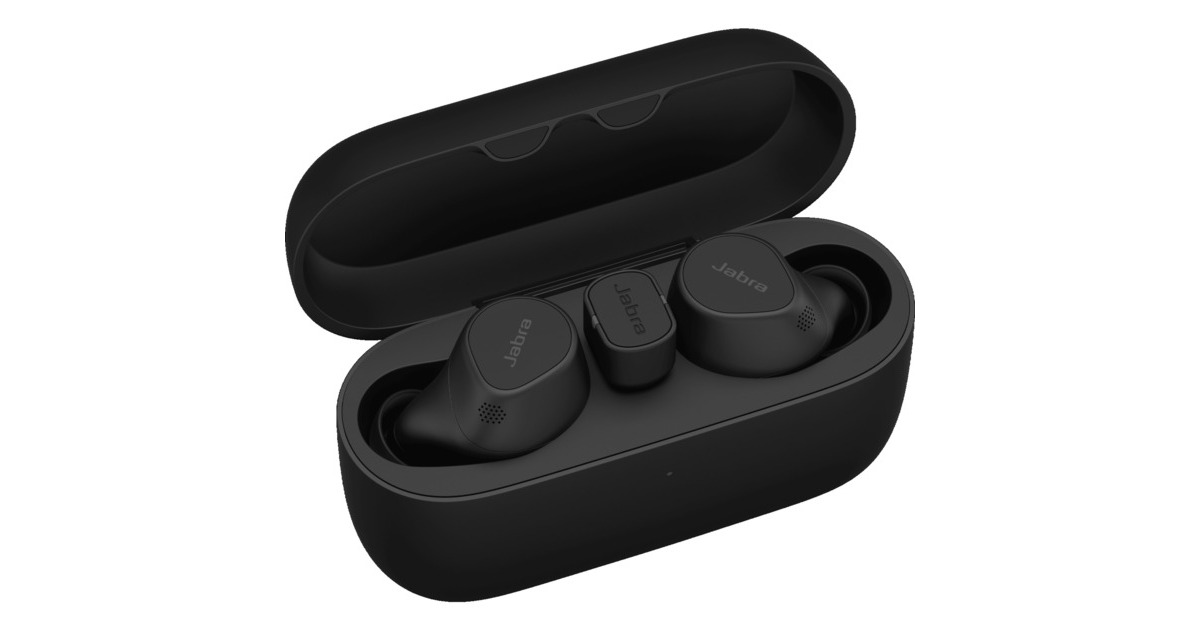 Jabra Evolve2 Buds, Kopfhörer(schwarz, UC, USB-C, Bluetooth)