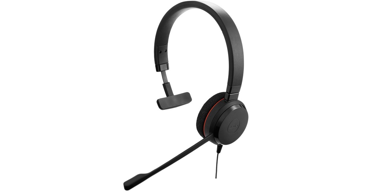Jabra Evolve 20 MS Mono, Headset(schwarz)