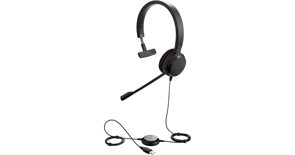 Jabra Evolve 20 UC Mono, Headset(schwarz)