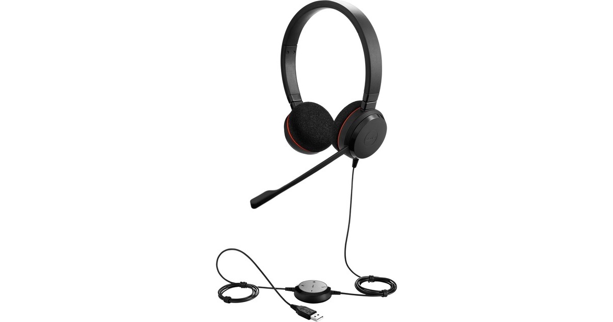 Jabra Evolve 20 UC Stereo, Headset(schwarz)