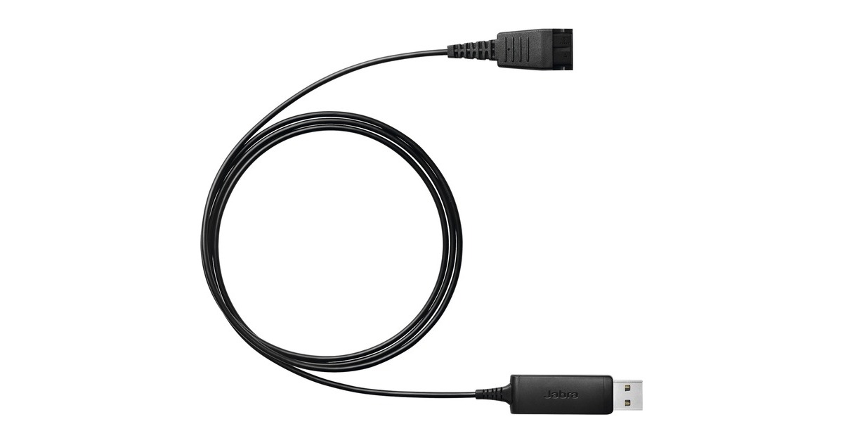 QD Stecker, Kabel(schwarz)