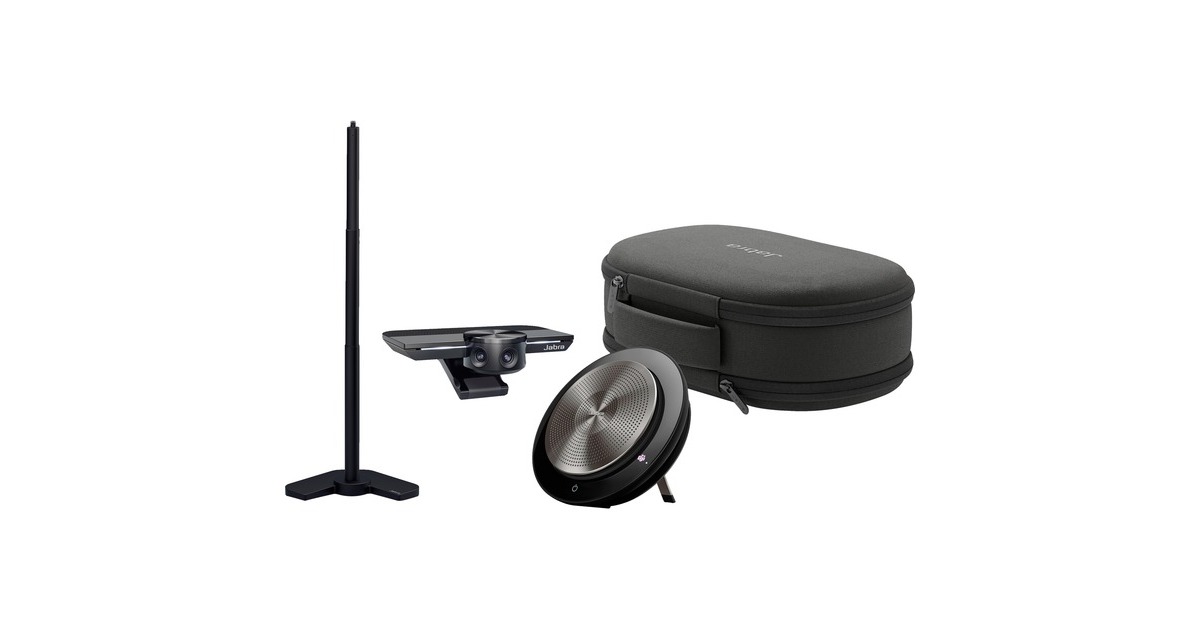 Jabra PanaCast Meet Anywhere+ MS, Set(schwarz, PanaCast Kamera + Speak 750 MS Freisprecheinrichtung + Table Stand)