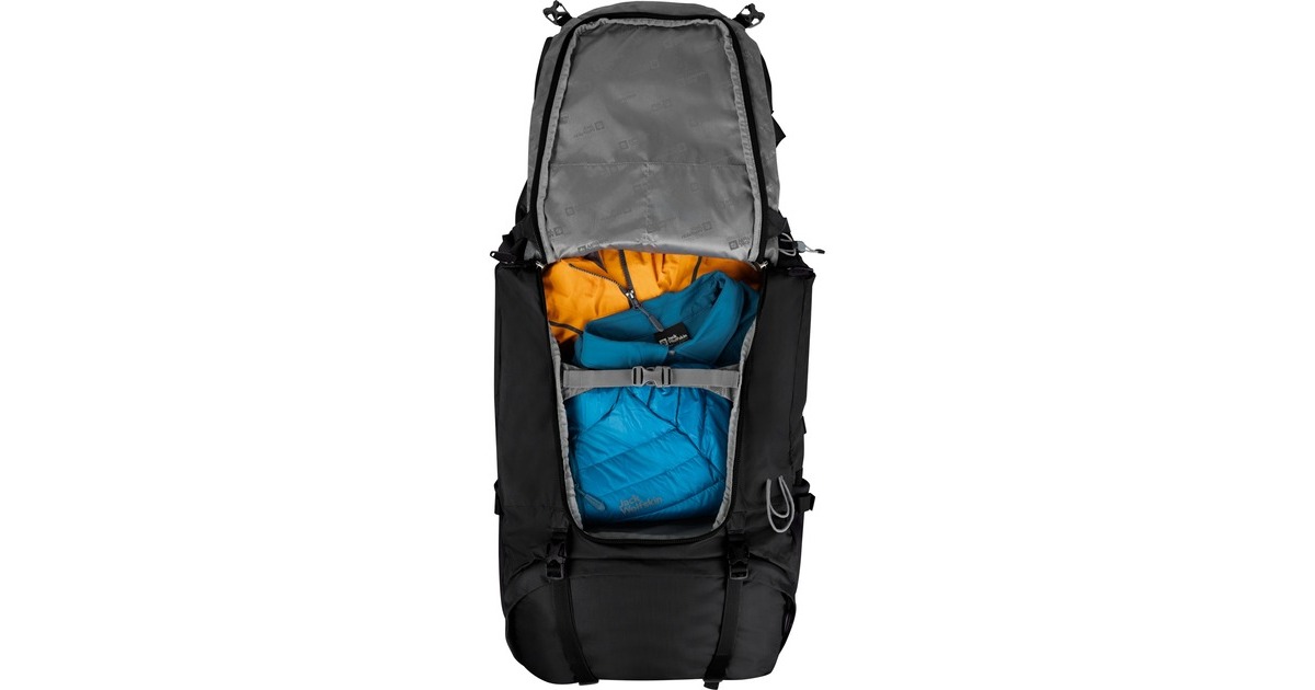 Jack Wolfskin Denali 65+10 Men, Rucksack(schwarz, 65+10 Liter)