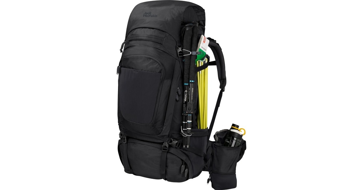 Jack Wolfskin Denali 65+10 Men, Rucksack(schwarz, 65+10 Liter)
