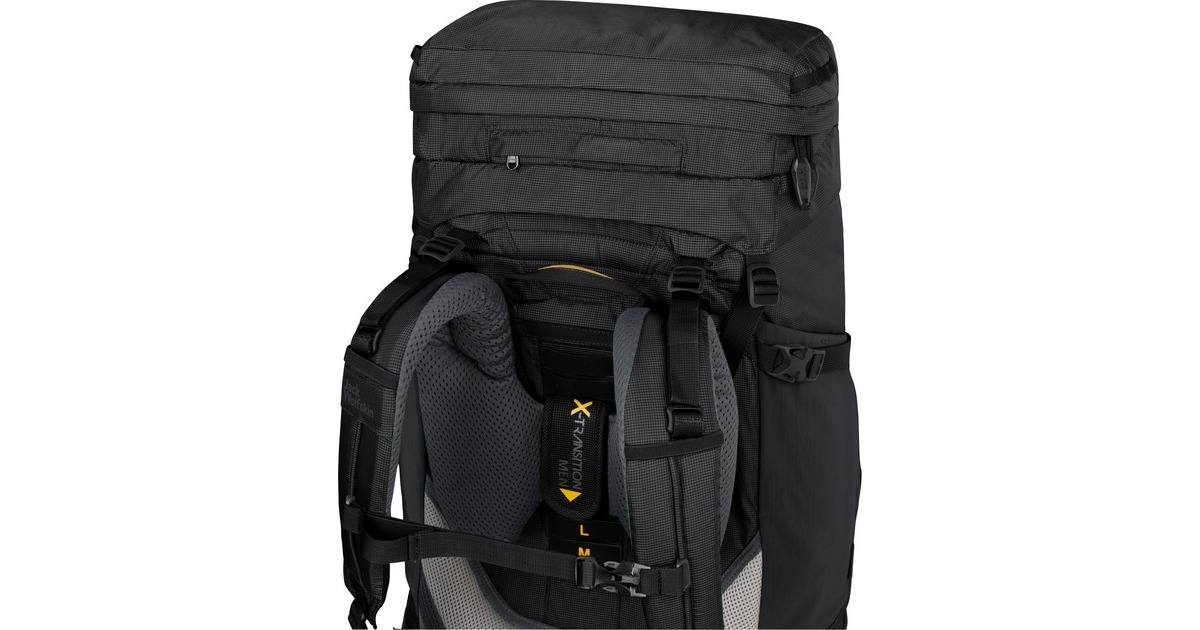 Jack Wolfskin Denali 65+10 Men, Rucksack(schwarz, 65+10 Liter)