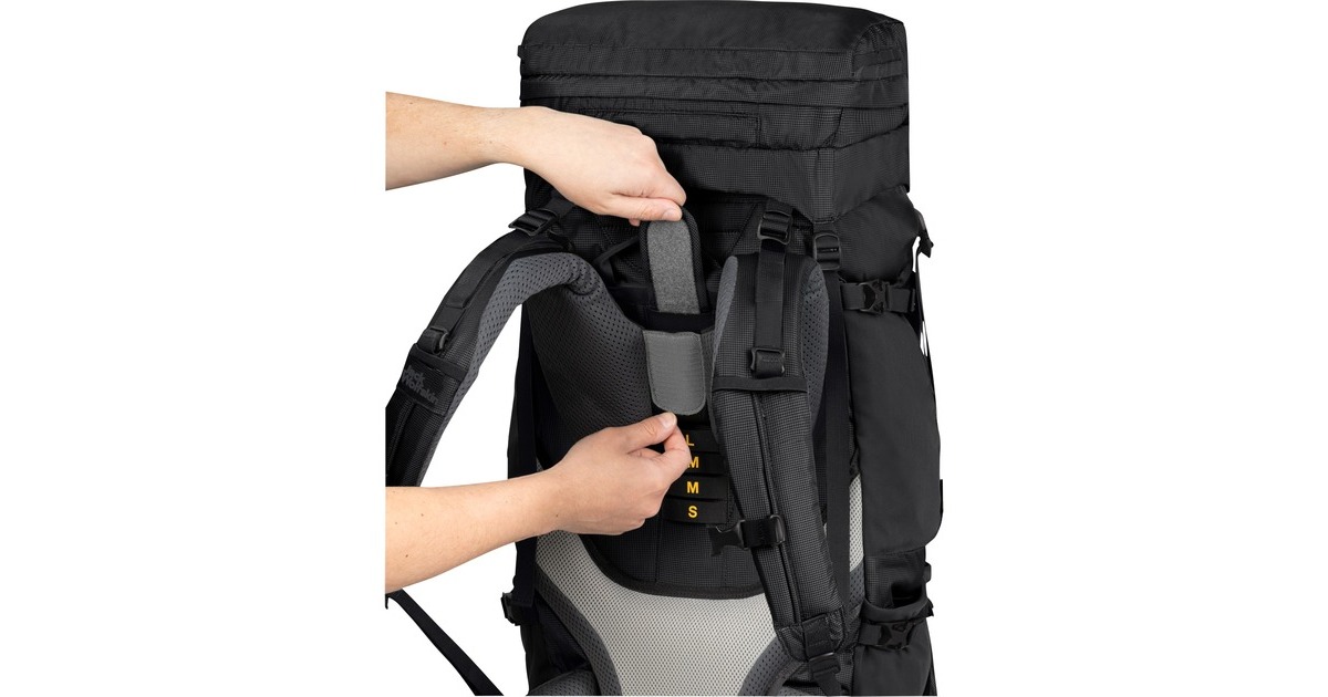 Jack Wolfskin Denali 65+10 Men, Rucksack(schwarz, 65+10 Liter)