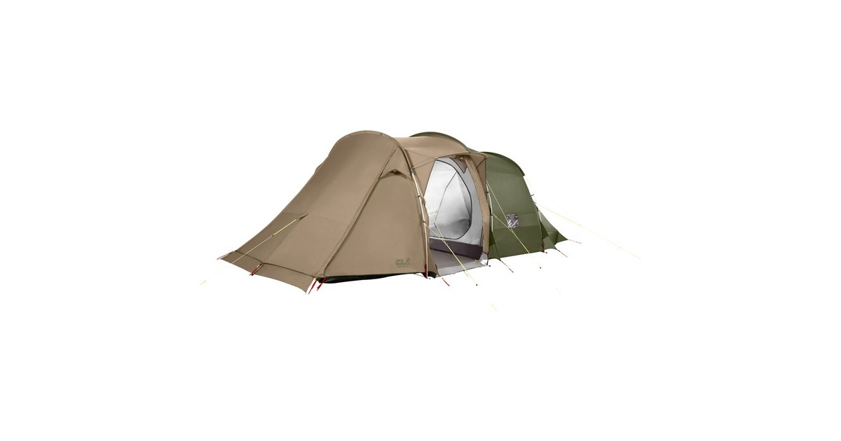 Jack Wolfskin Familien-Tunnelzelt GREAT DIVIDE RT(creme/olivgrün) Jack Wolfskin Familien-Tunnelzelt GREAT DIVIDE RT(creme/olivgrün)