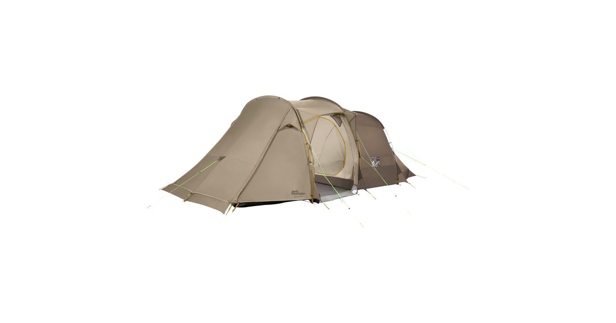 Jack Wolfskin Familien-Tunnelzelt GREAT DIVIDE RT(braun/beige, Modell 2023) Jack Wolfskin Familien-Tunnelzelt GREAT DIVIDE RT(braun/beige, Modell 2023)