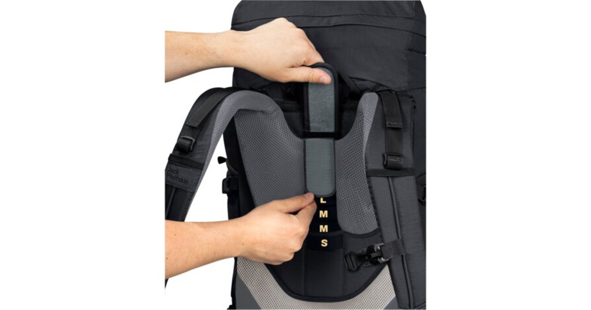 Jack Wolfskin Highland Trail 55+5 Men, Rucksack(dunkelgrau, 55+5 Liter)