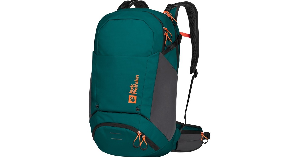 Jack Wolfskin MOAB JAM SHAPE 25, Rucksack(grün/orange, 25 Liter )