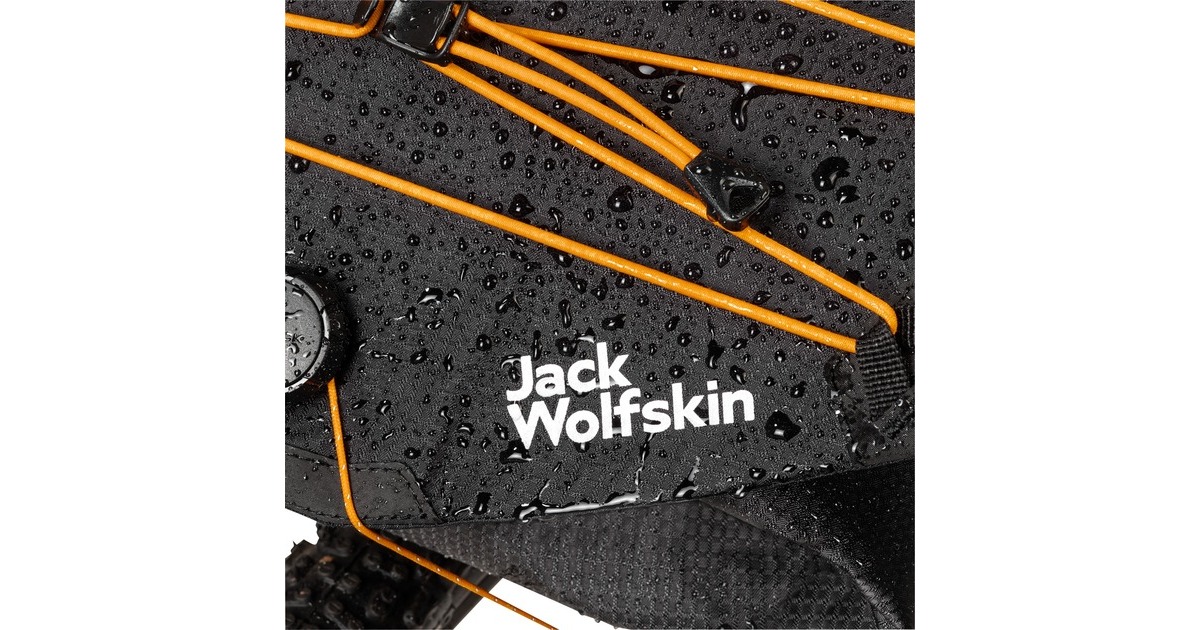 Jack Wolfskin Morobbia Bar Roll, Fahrradkorb/-tasche(schwarz, 15 Liter)