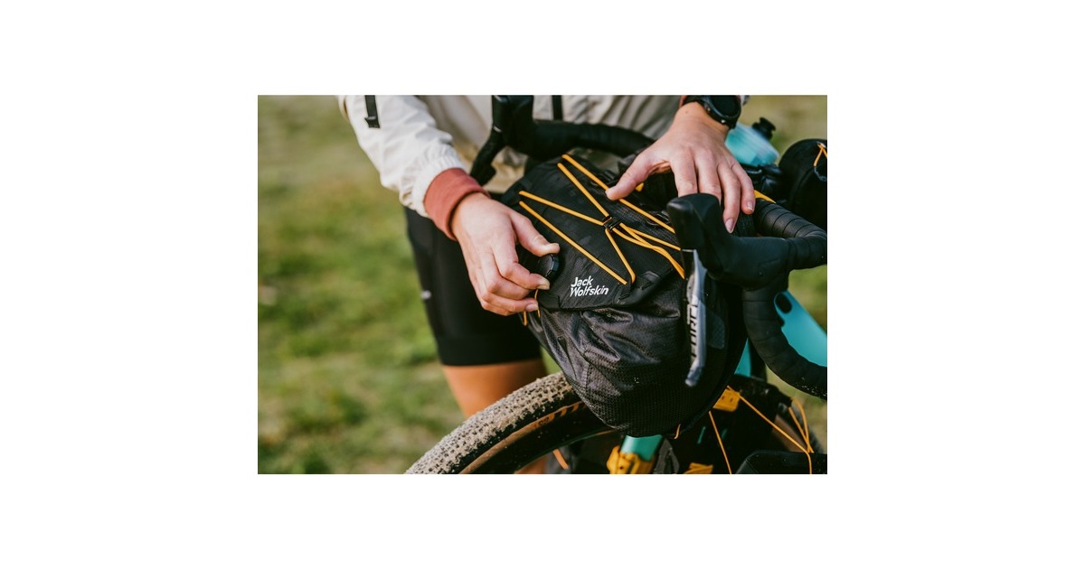 Jack Wolfskin Morobbia Bar Roll, Fahrradkorb/-tasche(schwarz, 15 Liter)