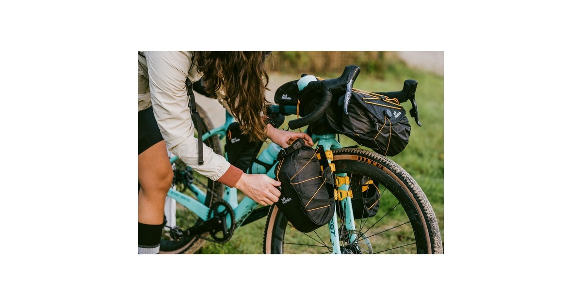 Jack Wolfskin Morobbia Bar Roll, Fahrradkorb/-tasche(schwarz, 15 Liter)