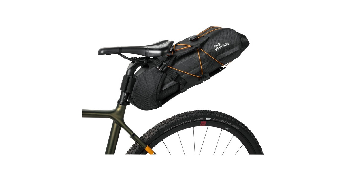 Jack Wolfskin Morobbia Seat Bag, Fahrradkorb/-tasche(schwarz, 14 Liter)