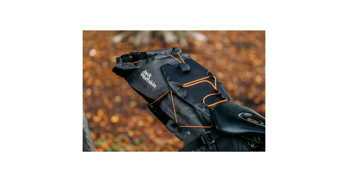 Jack Wolfskin Morobbia Seat Bag, Fahrradkorb/-tasche(schwarz, 14 Liter)
