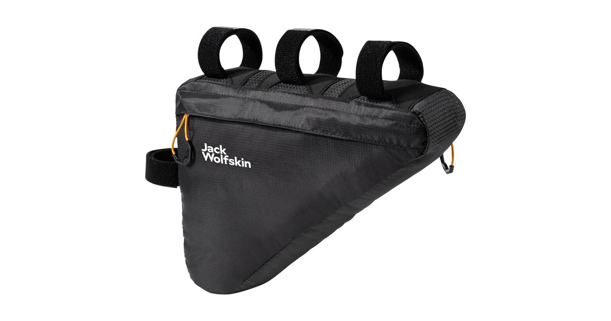 Jack Wolfskin Morobbia Triangle Bag, Fahrradkorb/-tasche(schwarz, Oberrohrtasche 2 Liter)