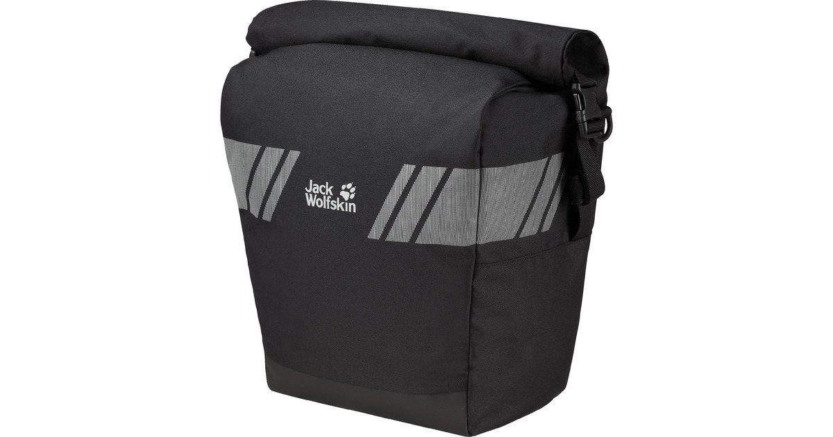 Jack Wolfskin RACK BAG, Fahrradkorb/-tasche(schwarz, 22 Liter)