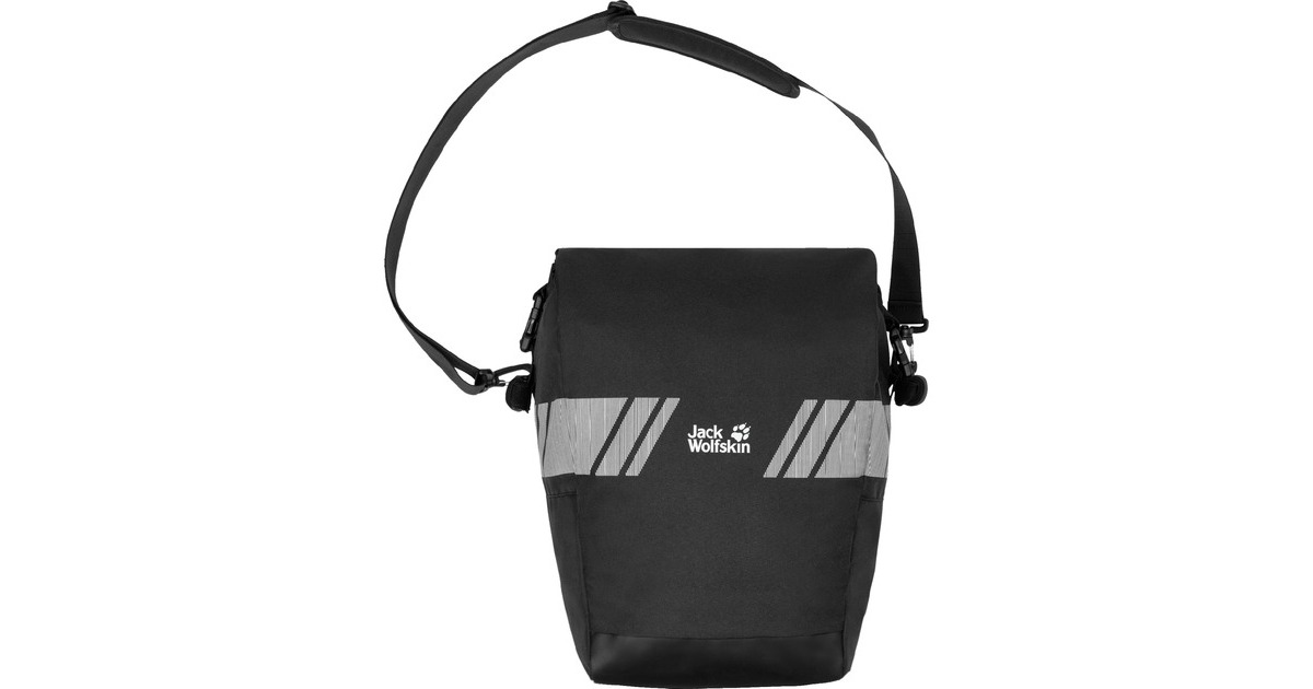 Jack Wolfskin RACK BAG, Fahrradkorb/-tasche(schwarz, 22 Liter)