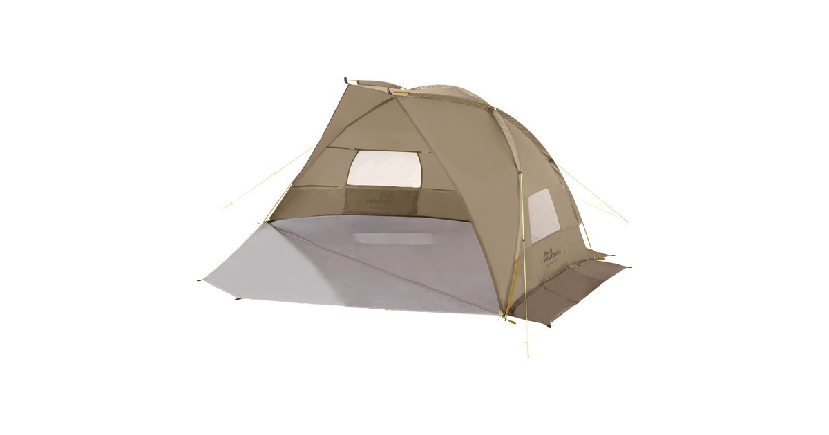 Jack Wolfskin Strandmuschel BEACH SHELTER III, Zelt(weiß, Modell 2023)