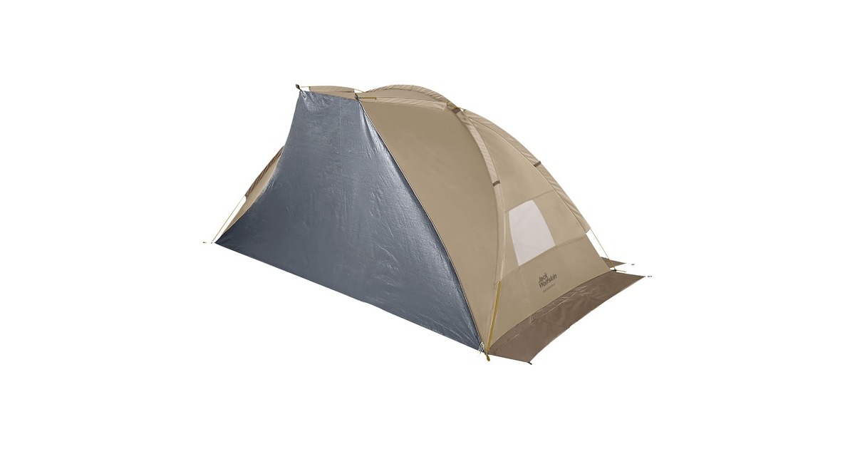 Jack Wolfskin Strandmuschel BEACH SHELTER III, Zelt(weiß, Modell 2023)